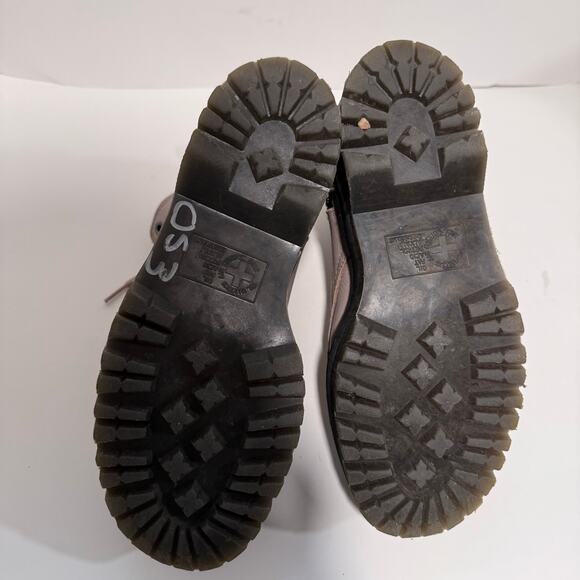 Dr. Martens Women's Pisa Leather Jadon III Boots Combat Platform Taupe Black 8 - Picture 9 of 9